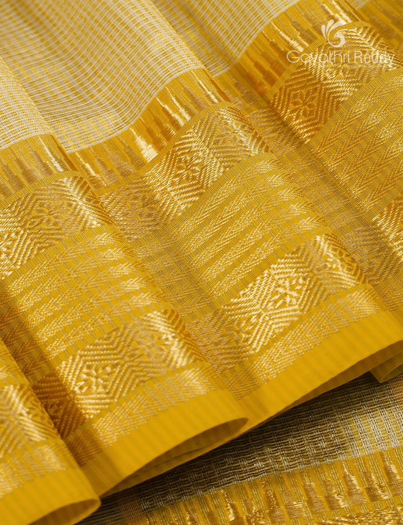 PURE CHANDERI MEDIUM BORDER SAREES -CPS1213