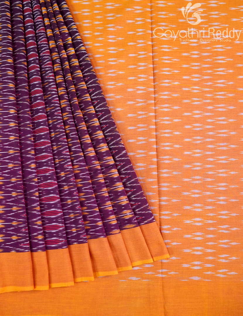 PURE IKKAT COTTON SAREE-IKC1081