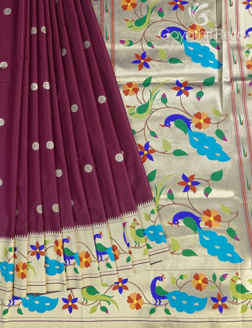 SEMI PAITHANI SAREE-SPS52