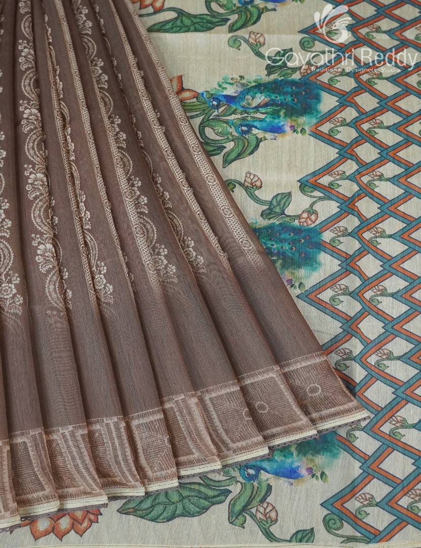 CHANDERI SILK SAREE-CPS1170