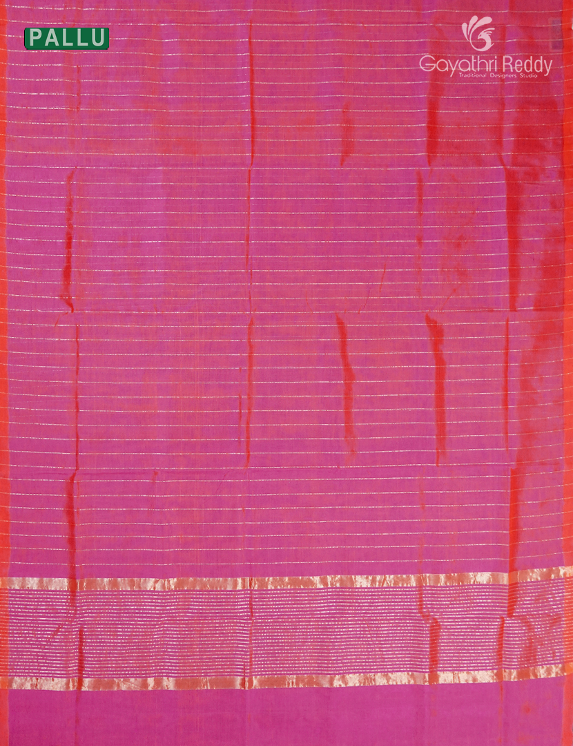 Pure Arani Sico Saree in Peach Pink