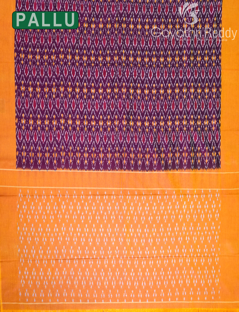 PURE IKKAT COTTON SAREE-IKC1081