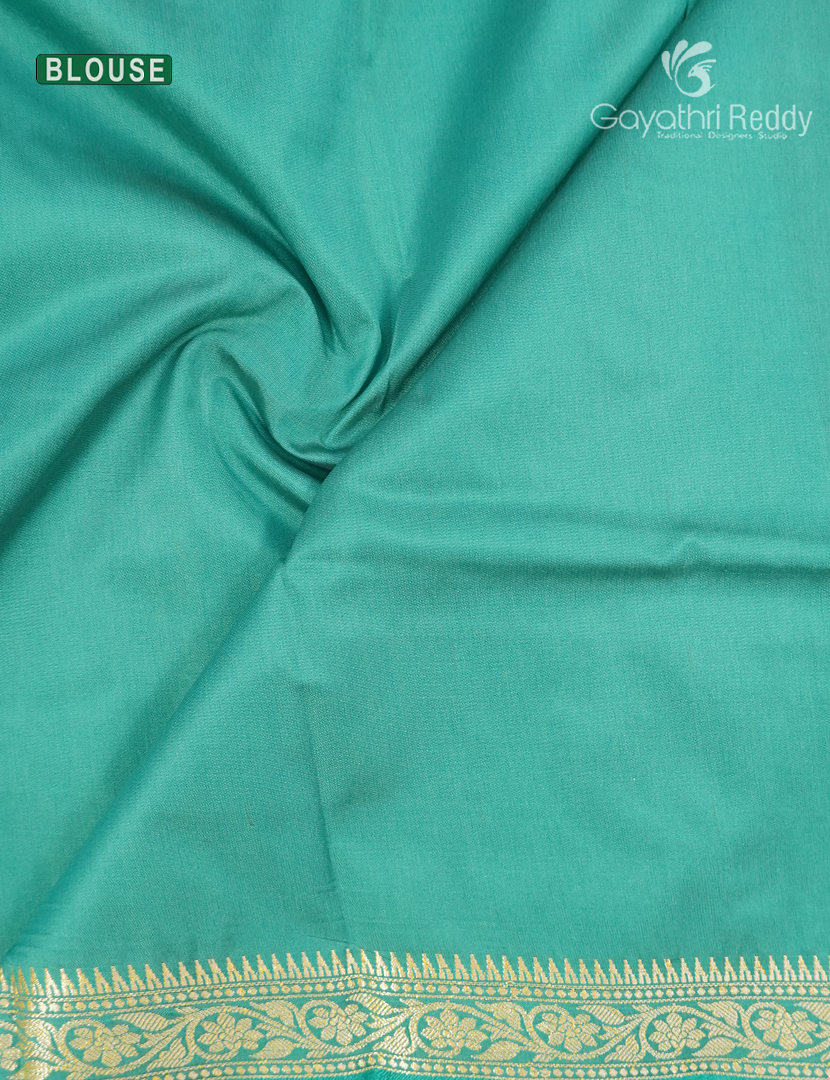Semi Katan Silk Saree in Terracota Brown