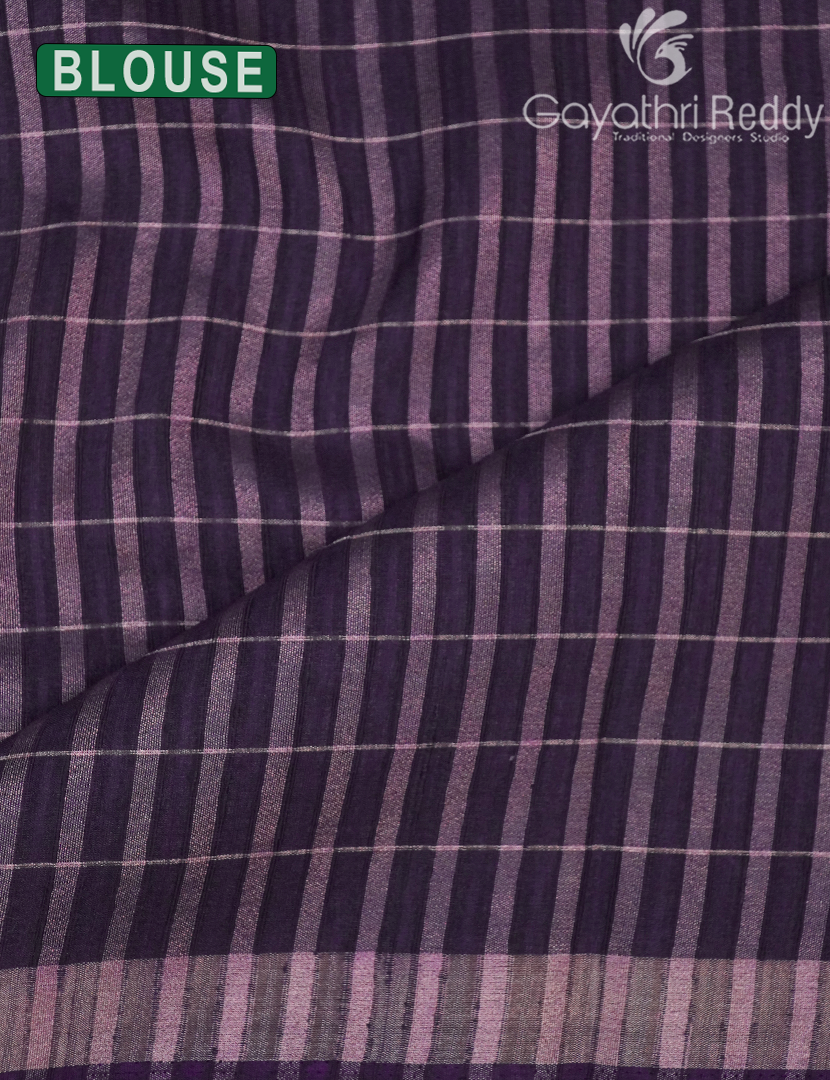 KHADI SILK WORK SAREE-KSW73