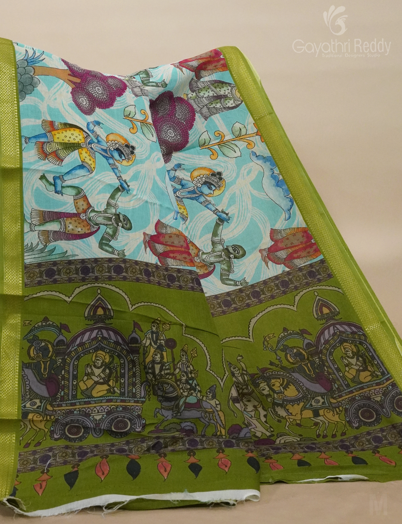 COTTON PRINT SAREE-C667