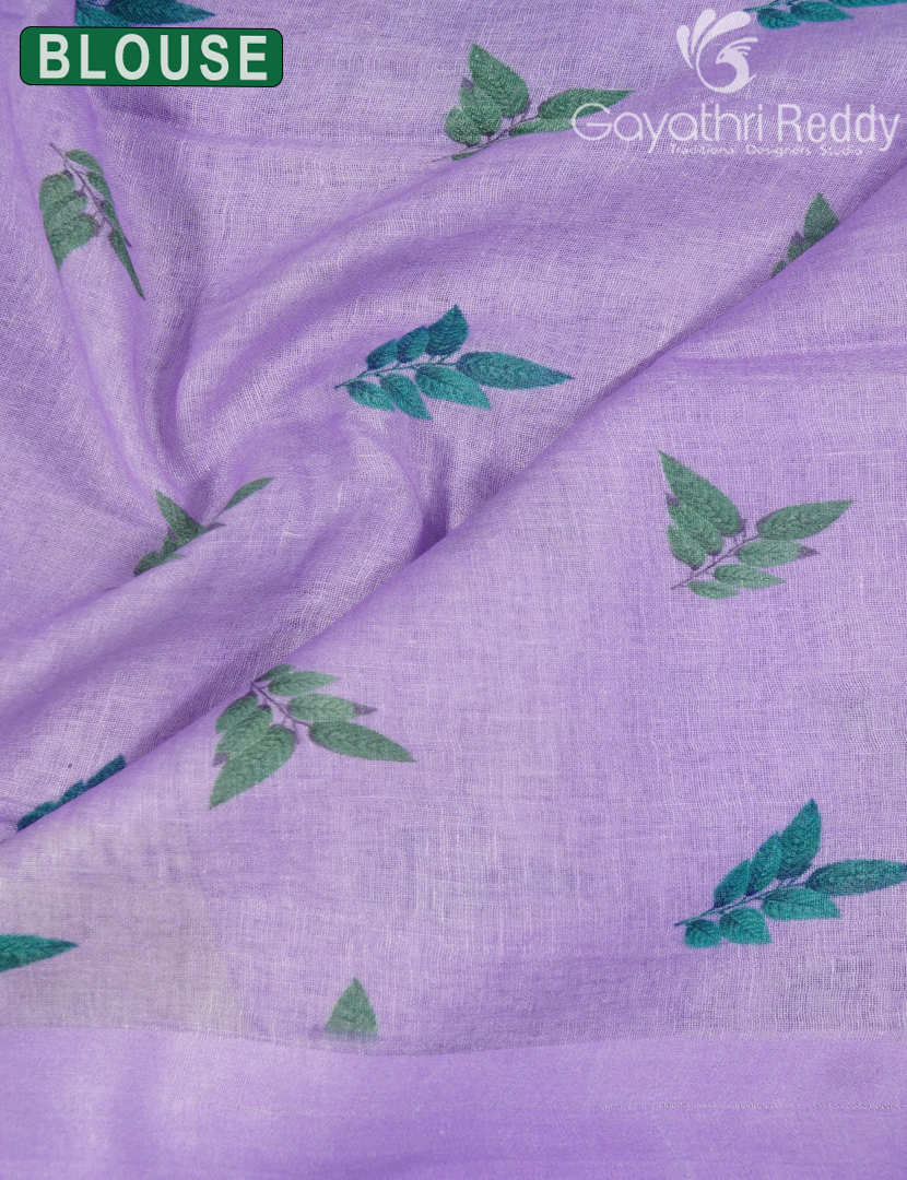 PURE LINEN SAREE-L1430