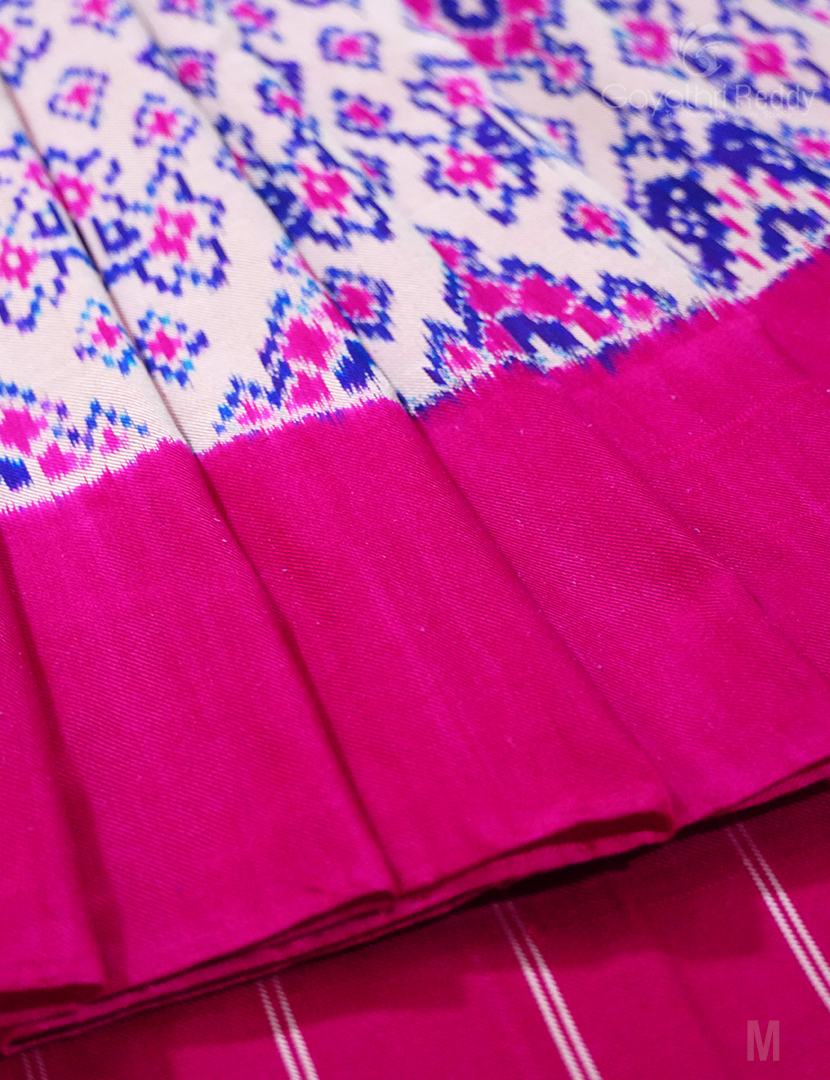 PURE TWILL IKKAT PATTU-IP720