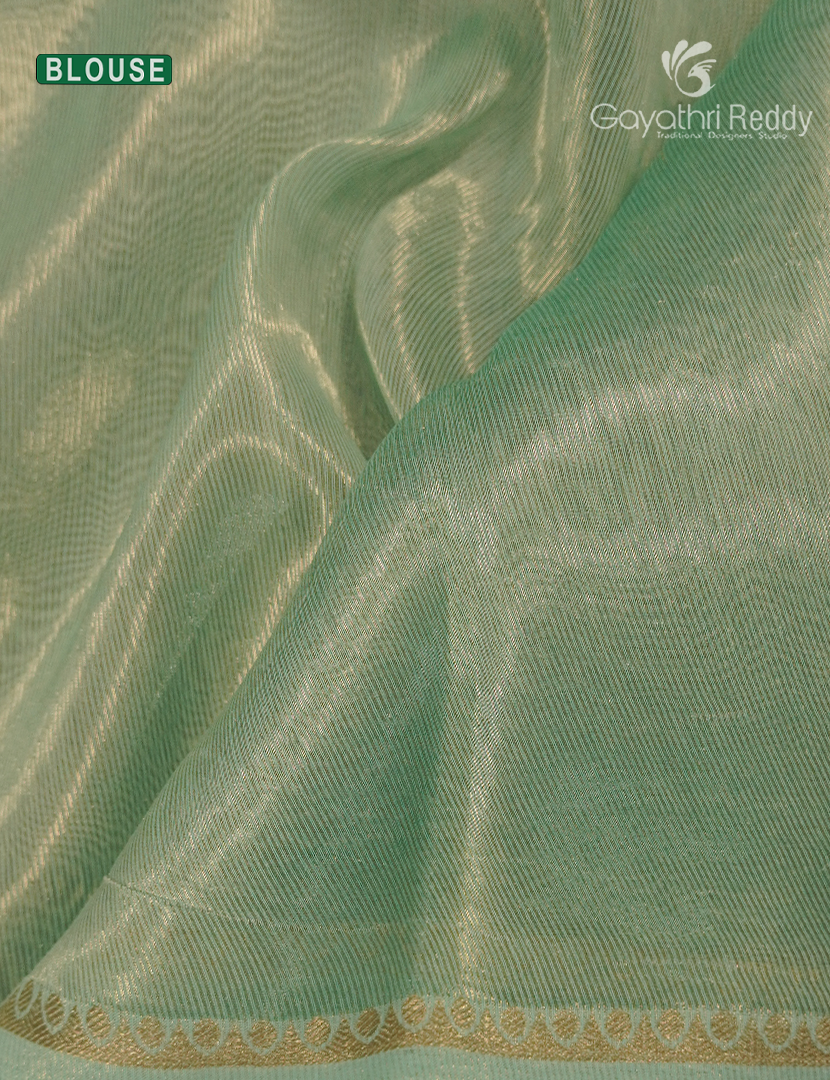 Pure Maheshwari Silk Saree in Brown