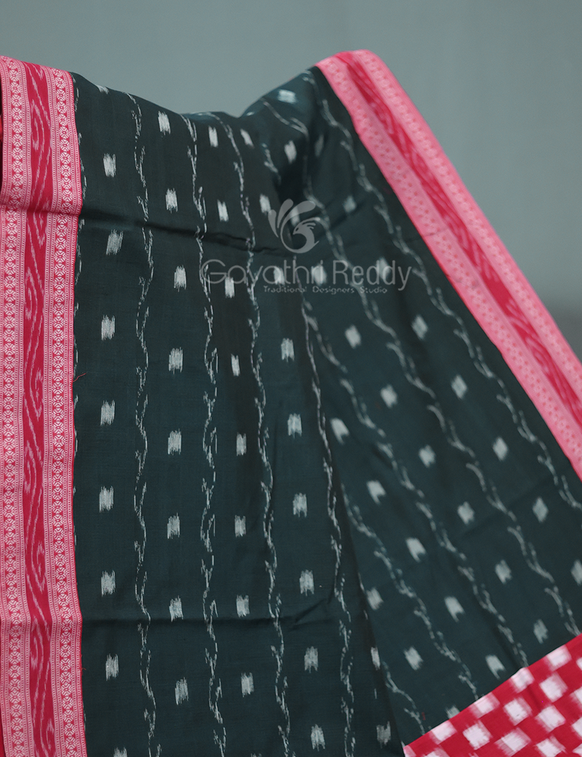 PURE IKKAT PATLI PALLU-IKC588