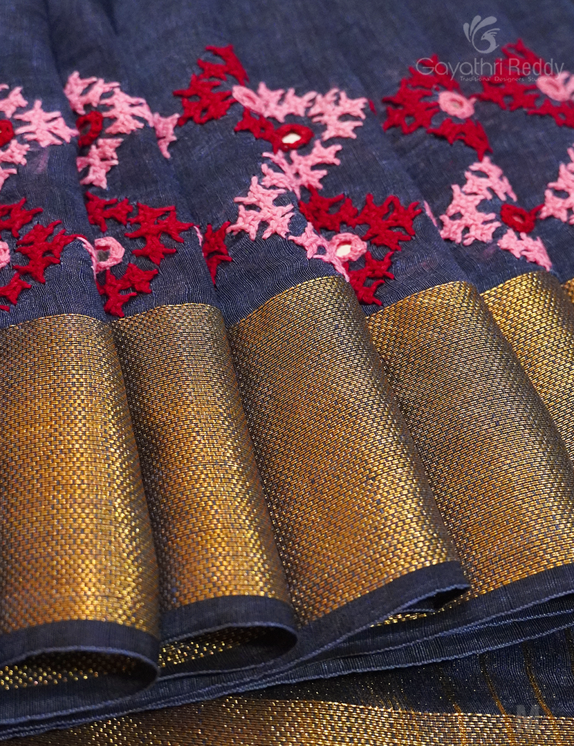 PURE LINEN HAND WORK-LH364