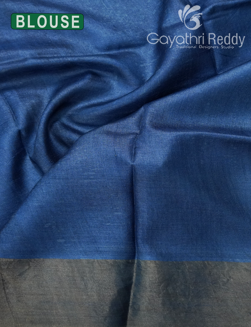 PURE DESI TUSSAR SILK SAREE-TS1571