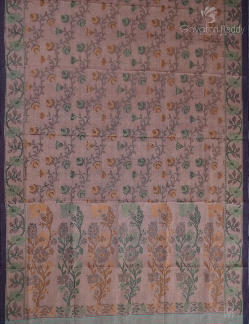 JAMDANI COTTON(WITHOUT BLOUSE)-JMC414