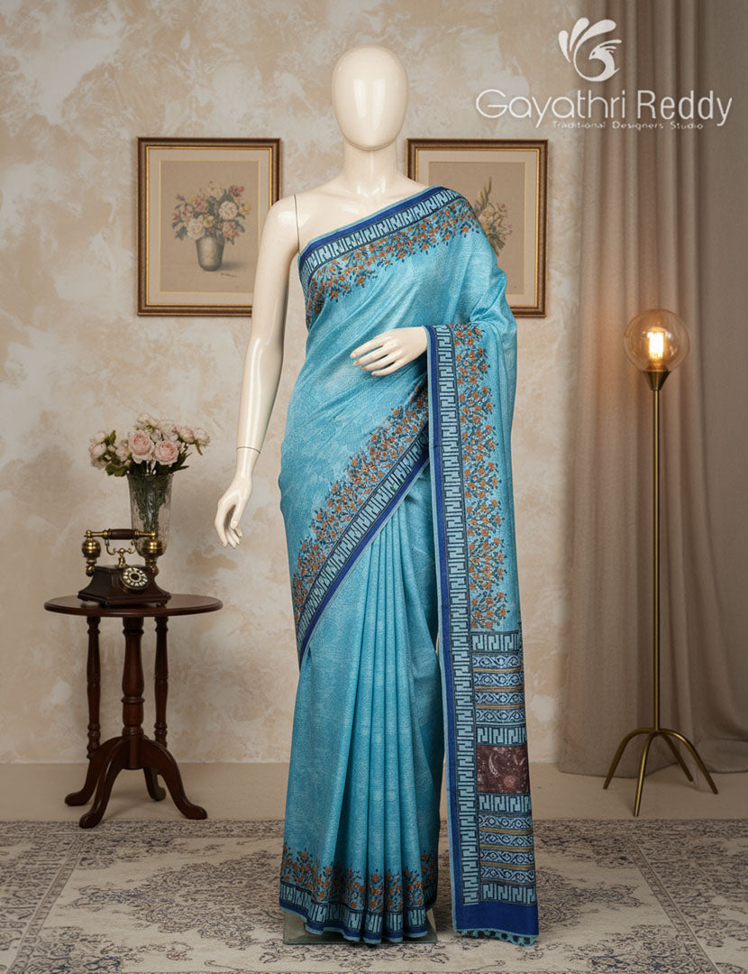 CHANDERI SILK SAREE-CPS1095