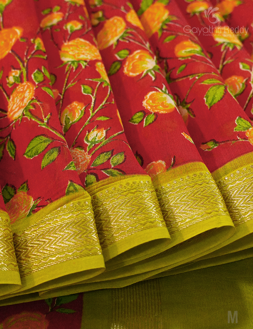 PURE CHANDERI PRINTED-CHS219