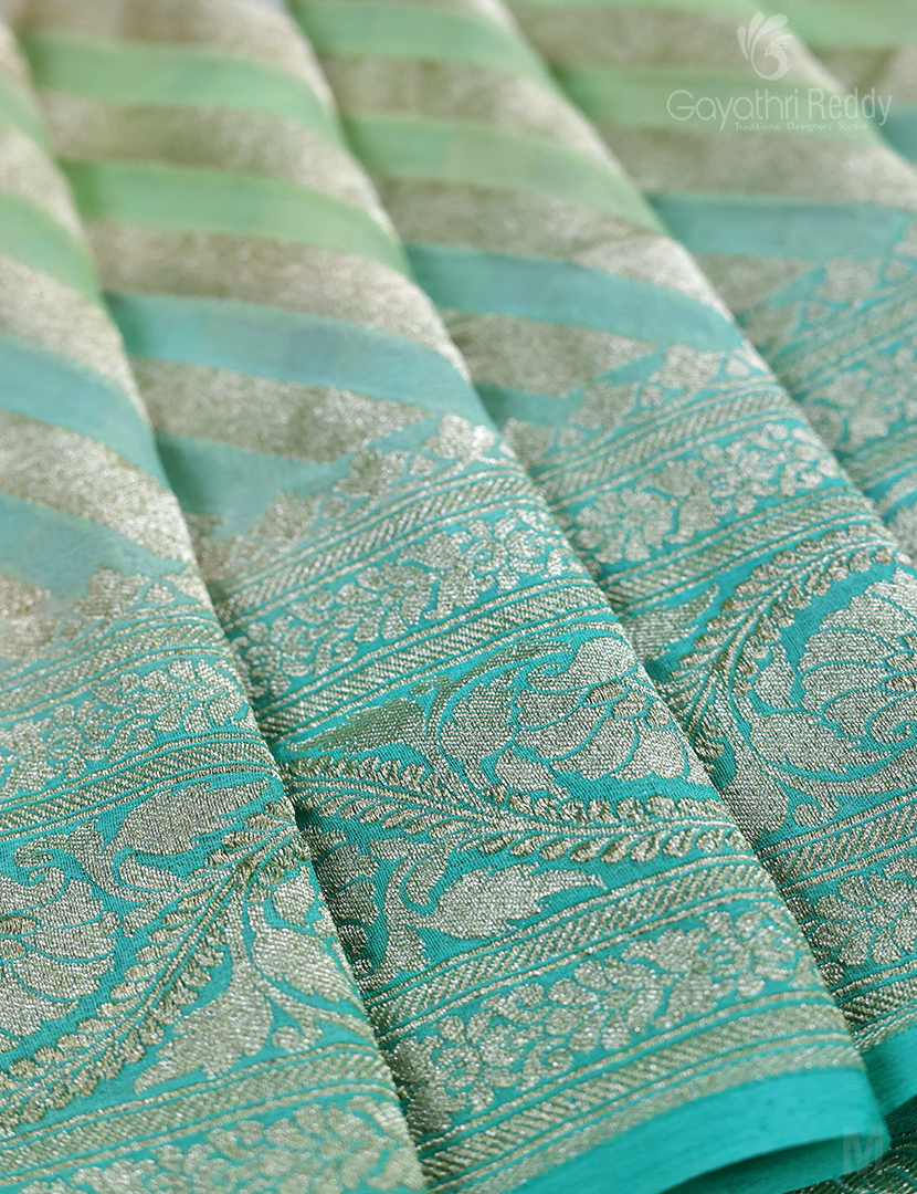 PURE BANARAS GEORGETTE KADDI-BG643