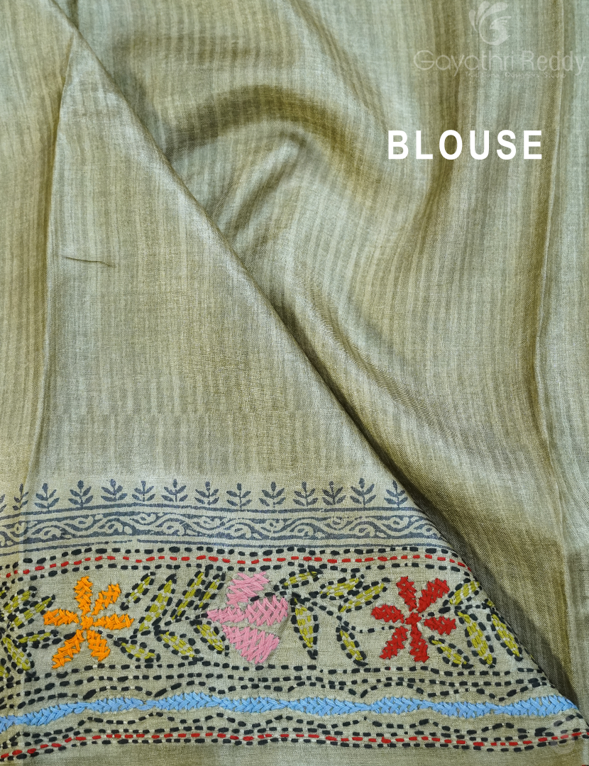 PURE DESI TUSSAR KANTA WORK-TS1517