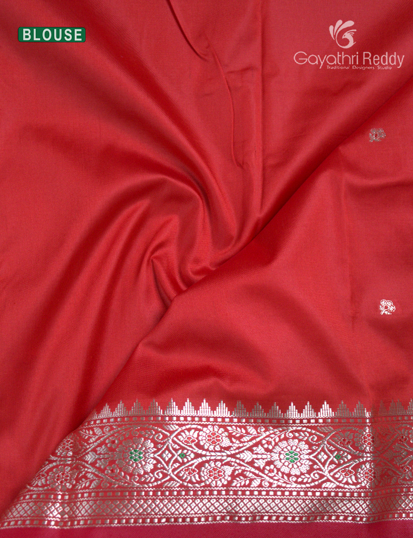 Semi Banaras Katan Silk Saree in Sky Blue
