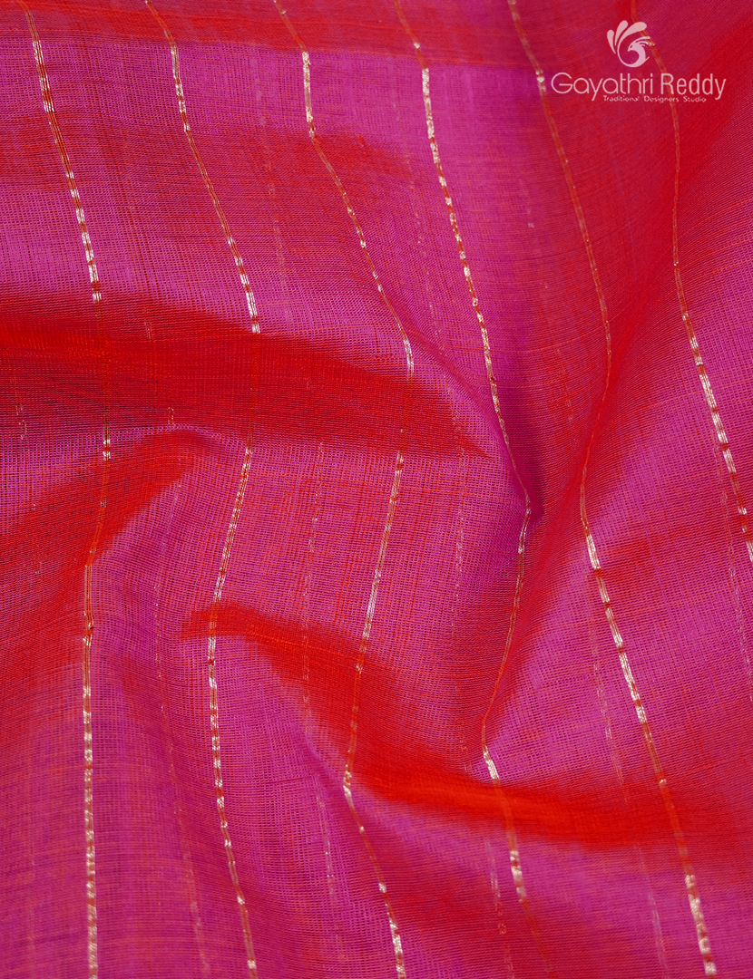 Pure Arani Sico Saree in Peach Pink
