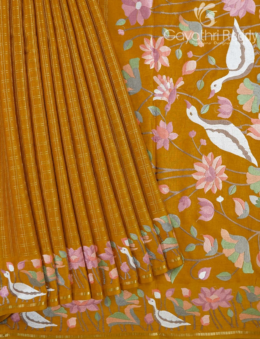 KHADI SILK WORK SAREE-KSW39