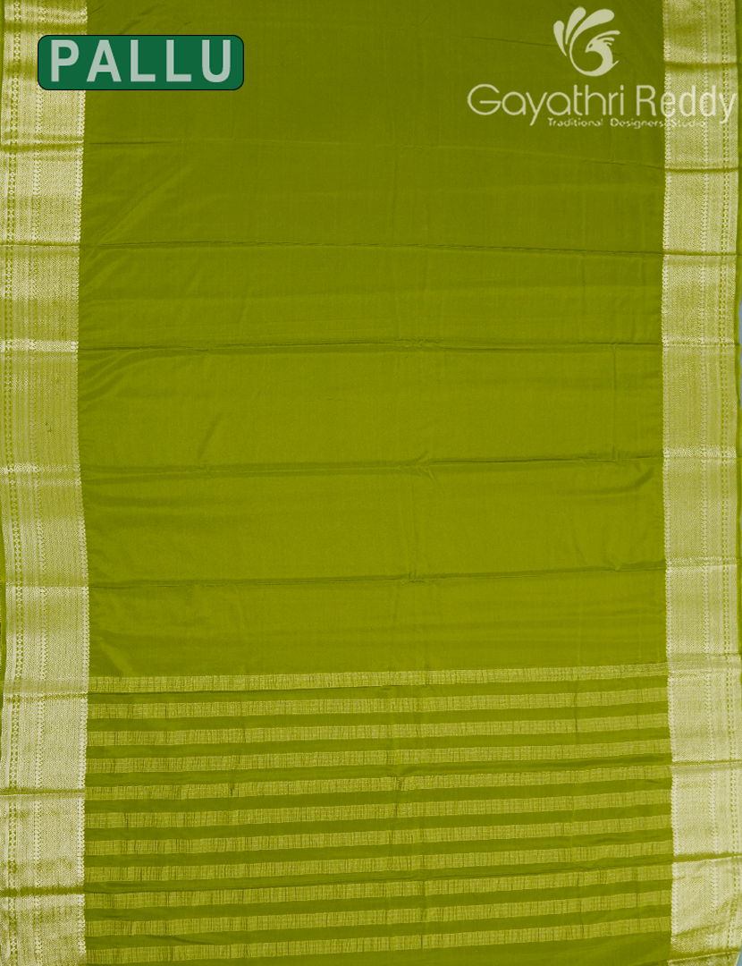 SEMI MYSORE CRAPE SAREE-SMC395