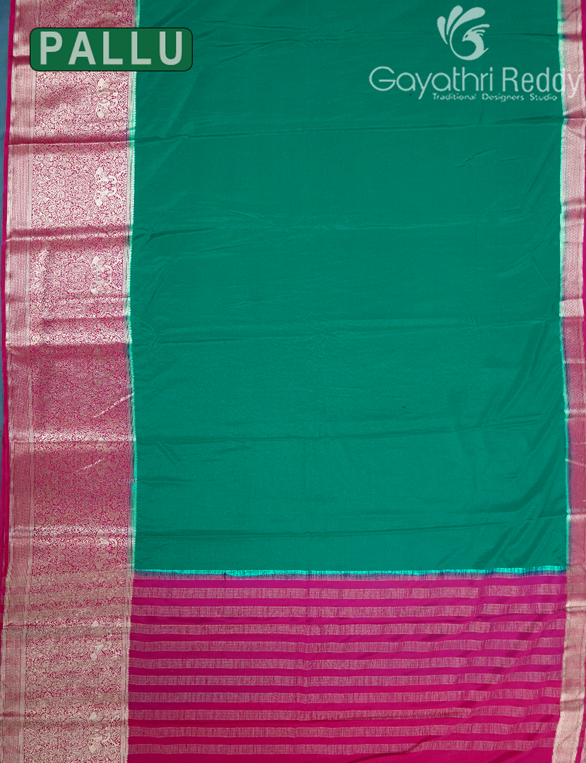SEMI MYSORE CRAPE SAREE-SMC346