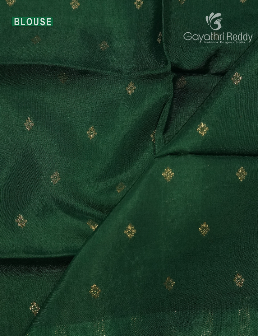Semi Mysore Crepe Saree in Red