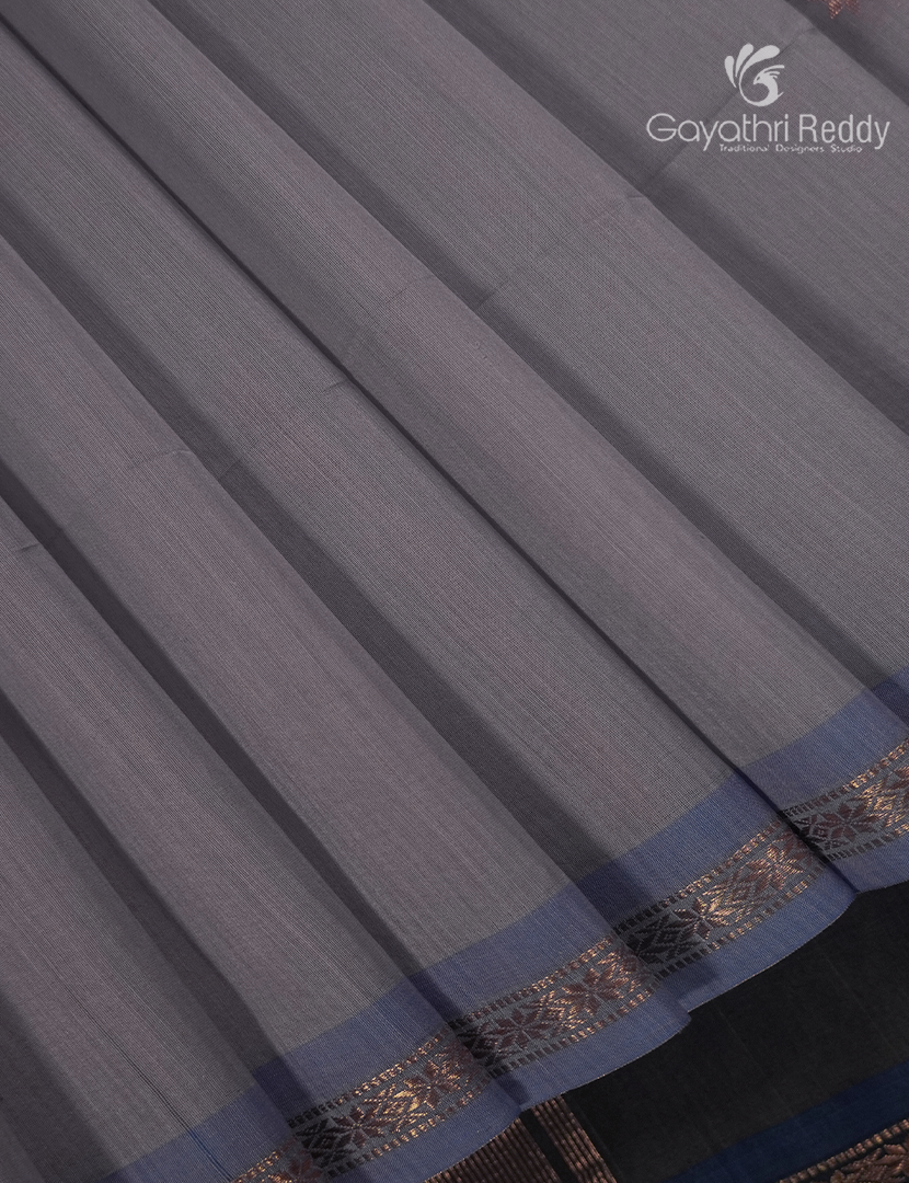 Sico Saree in Grey and Black