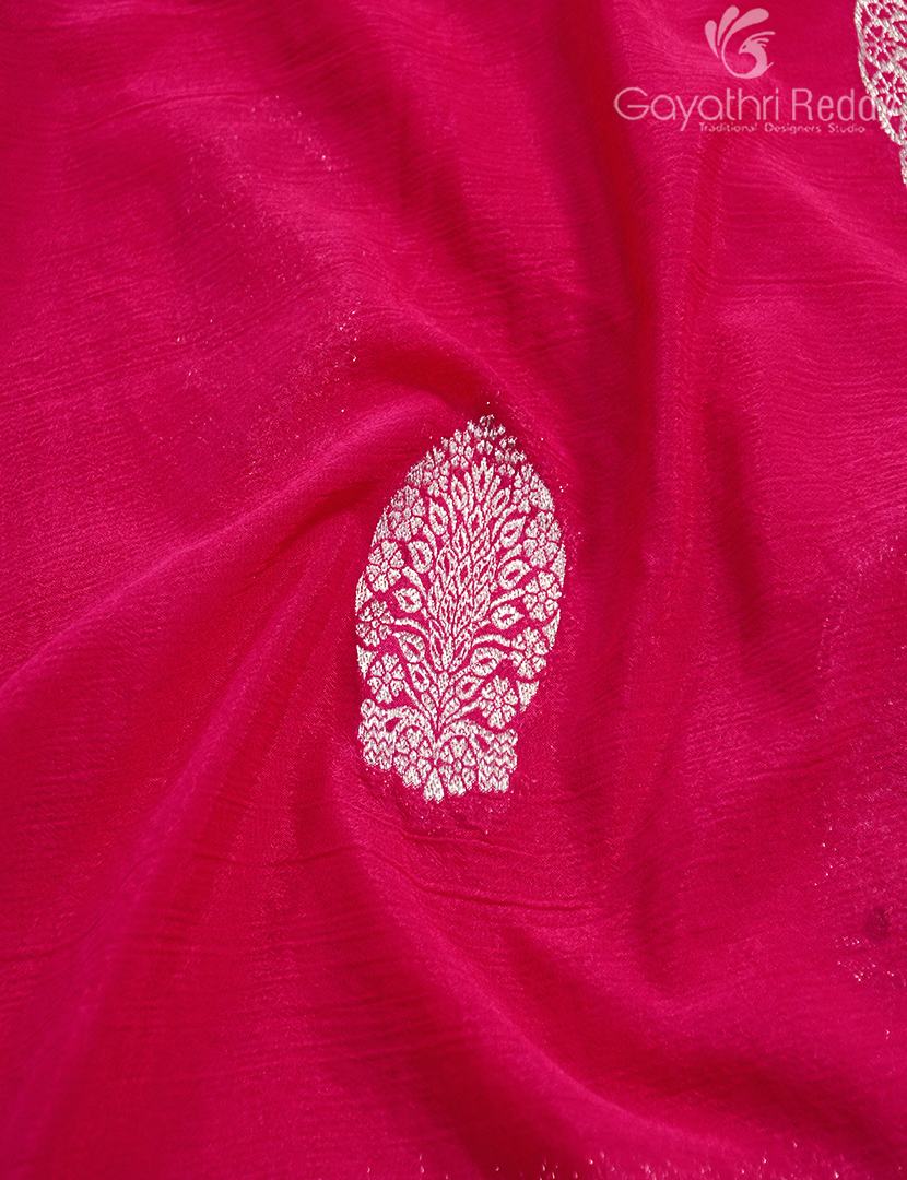 CHIFFON FANCY SAREE-PCF282