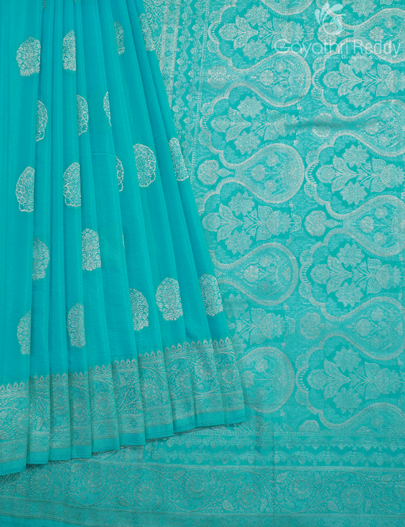 CHIFFON FANCY SAREE-PCF283