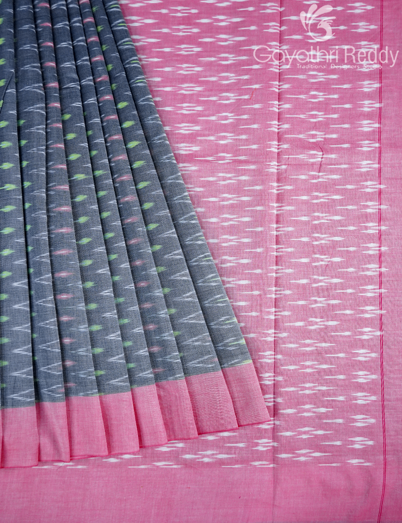 PURE IKKAT COTTON SAREE-IKC1083