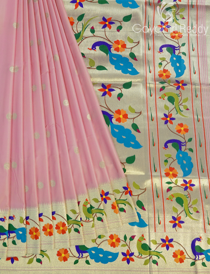 SEMI PAITHANI SAREE-SPS54