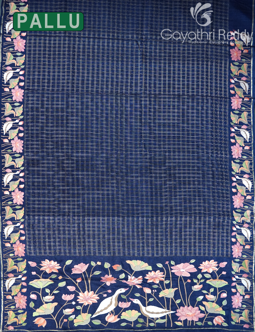 KHADI SILK WORK SAREE-KSW40