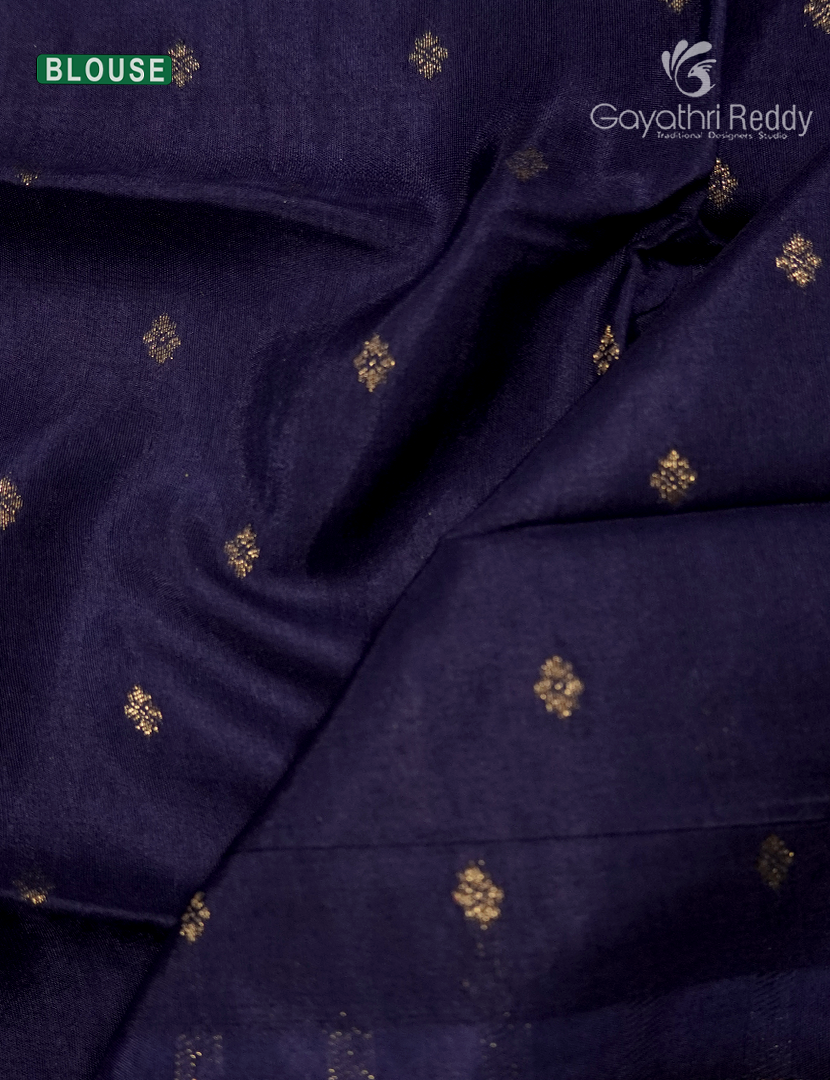 Semi Mysore Crepe Saree in Peaock Green