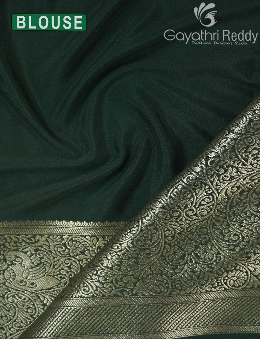 SEMI MYSORE CREPE SAREE-SMC347