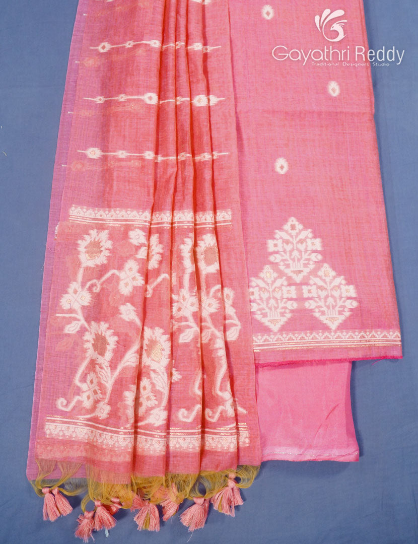 JAMDANI DRESS MATERIAL(3PC)-JDM19