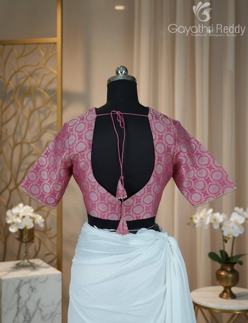 BANARAS (R.D) BLOUSE SAREE-BBS2