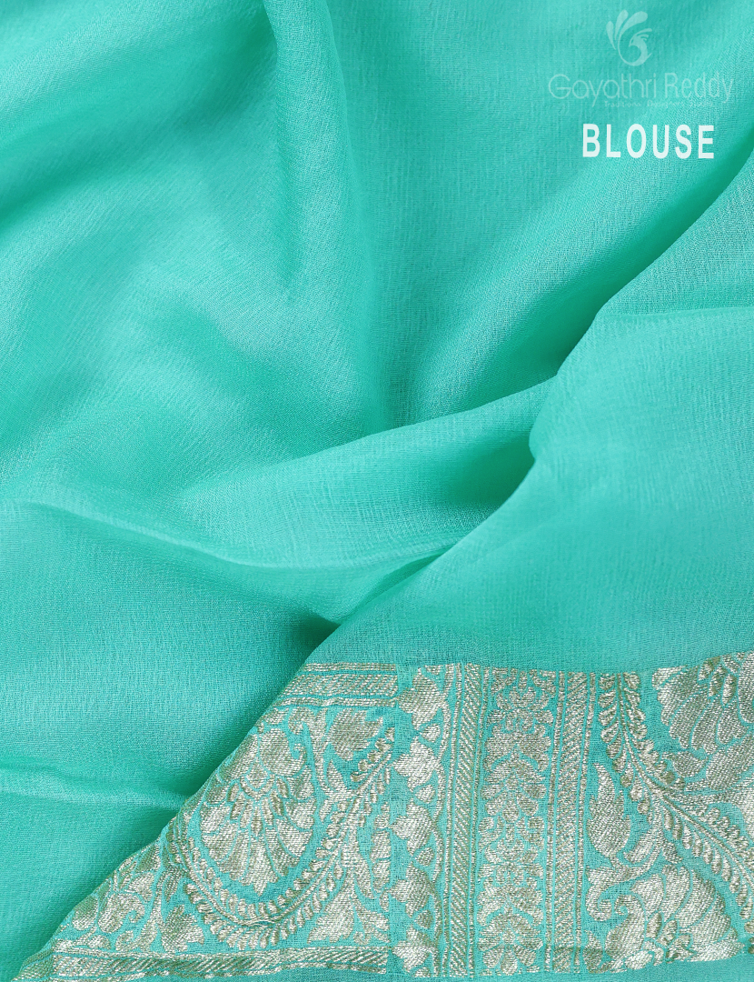 PURE BANARAS GEORGETTE KADDI-BG643