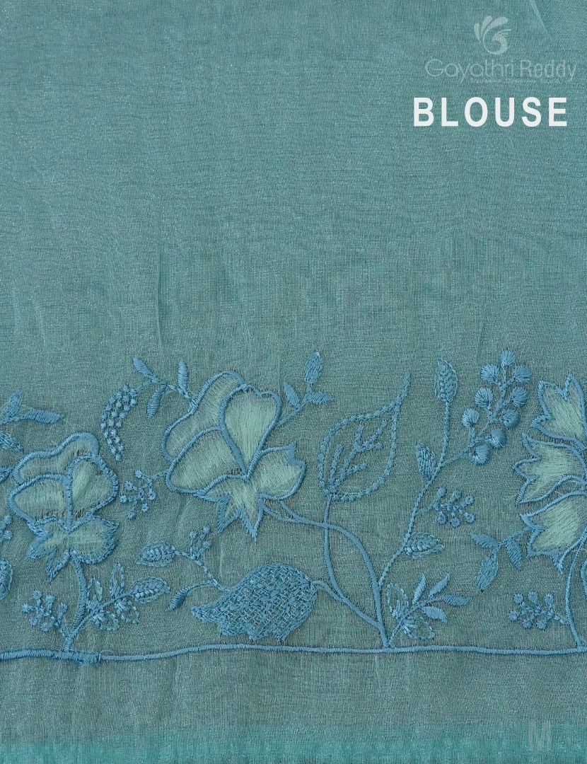 GLASS ORGANZA HAND WORK SAREE-FO704