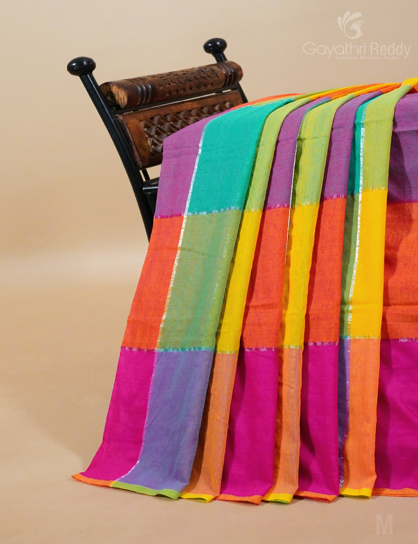 KHADI COTTON (WITHOUT BLOUSE)-KHC441