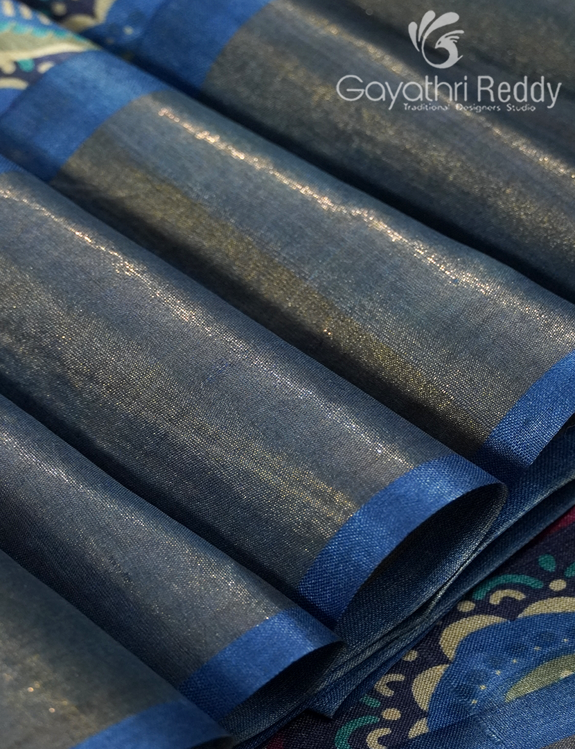 PURE DESI TUSSAR SILK SAREE-TS1571