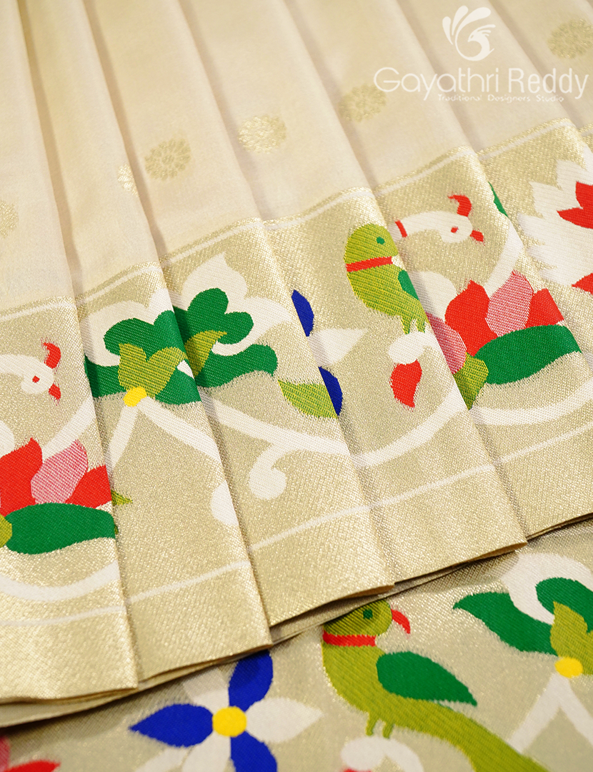 SEMI PAITHANI SAREE-SPS92