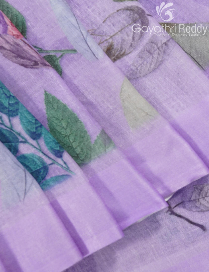 PURE LINEN SAREE-L1430