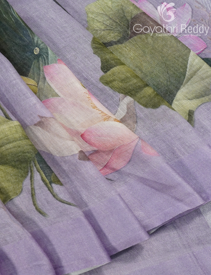 PURE LINEN SAREE-L1440