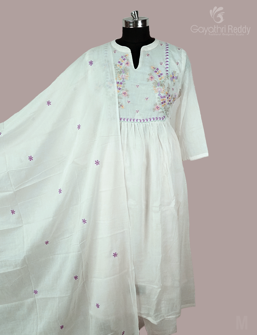 MULMUL DRESS (3PC SET)-MD1