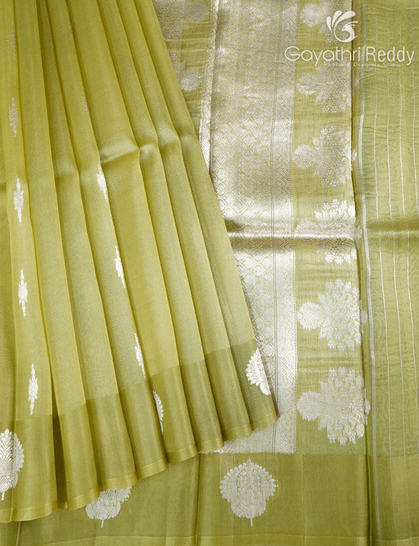 PURE BANARAS KORA SILK-BKS133