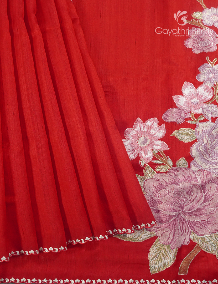 DUPION SILK FANCY SAREE -DSF32