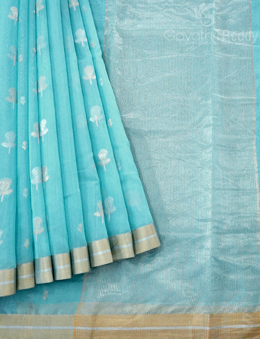 PURE CHANDERI SICO SAREE-PCS640