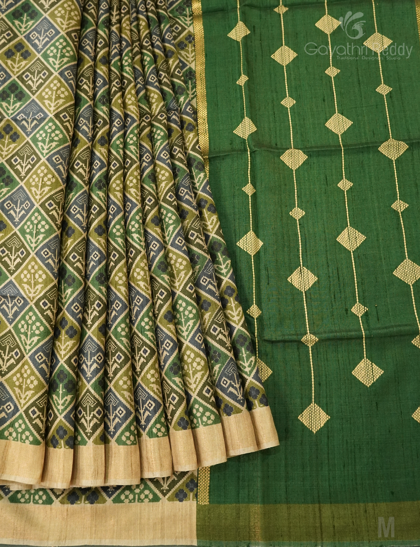 PURE DESI TUSSAR SILK-TS1355