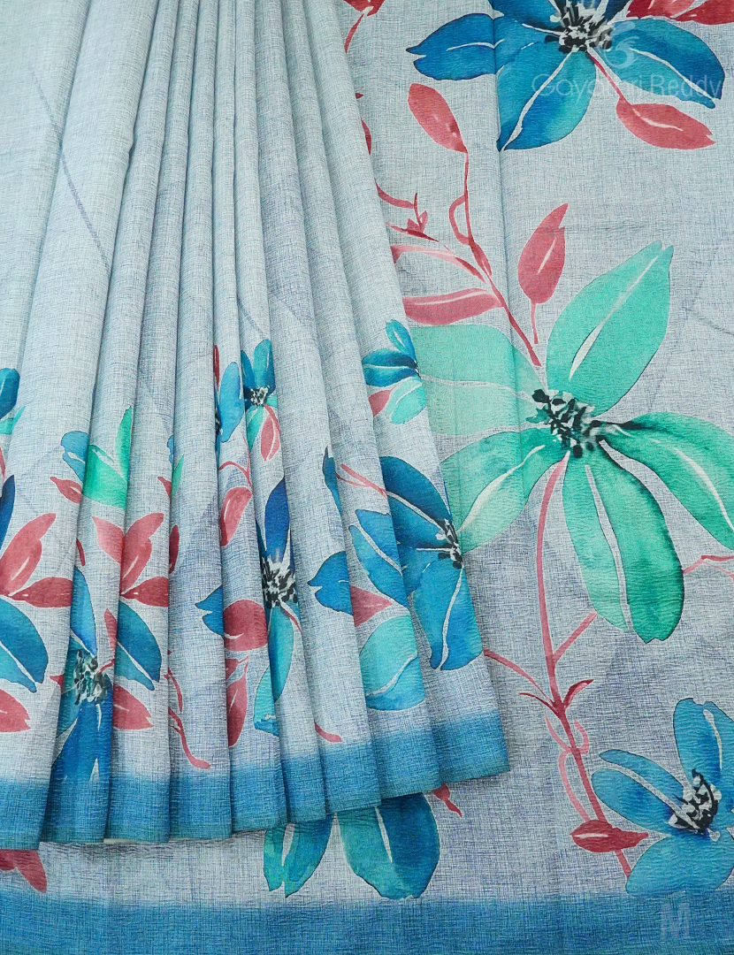 WRINKLE ORGANZA SAREE-OP572