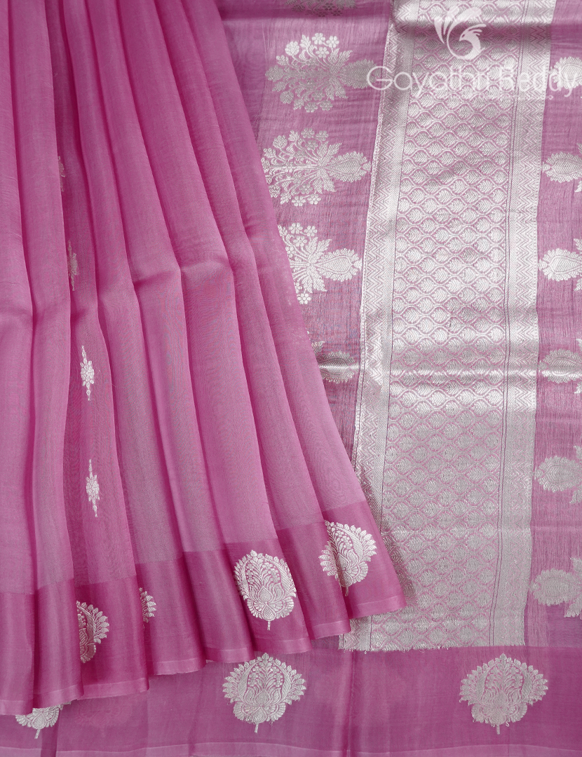 PURE BANARAS KORA SILK-BKS110